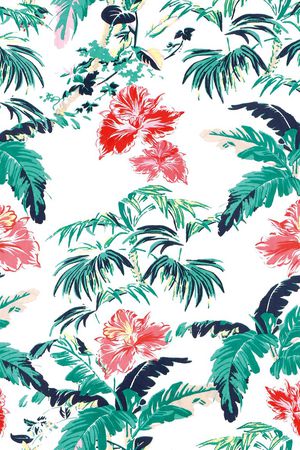 复古花卉印花华亿平台图片