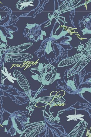 蜻蜓印花华亿平台图片