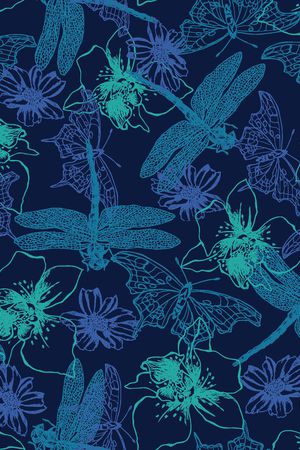 蜻蜓印花华亿平台图片