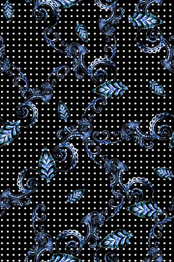 545372-时尚欧式金属几何波点卫衣衬衫男装