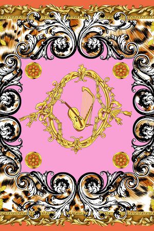 豹纹印花华亿平台图片