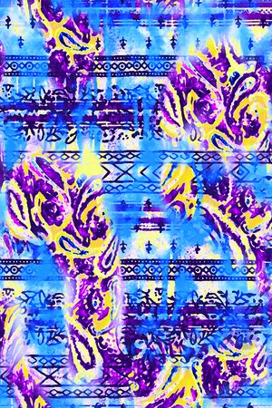 抽象印花华亿平台图片