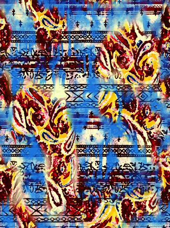 545397-抽象腰果花纹