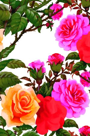 手绘花卉印花华亿平台图片