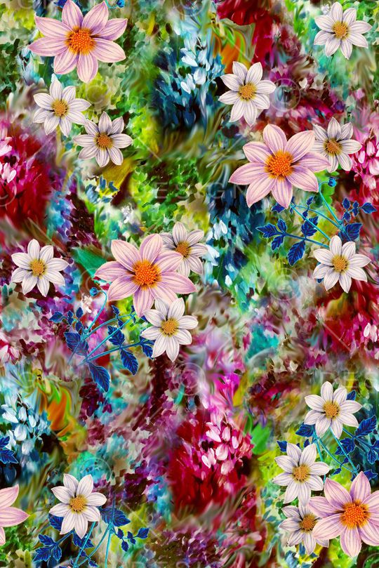 抽象大气印花华亿平台图片