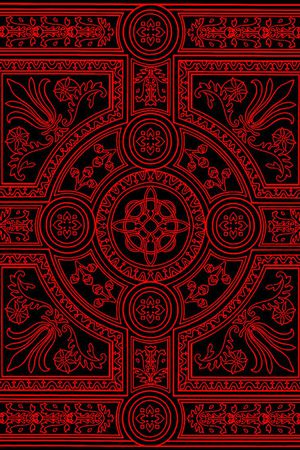 欧式花纹印花华亿平台图片