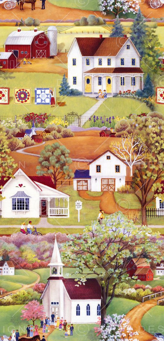 田园风印花华亿平台图片