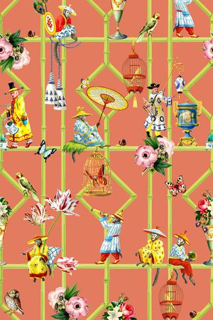 中国风印花华亿平台图片