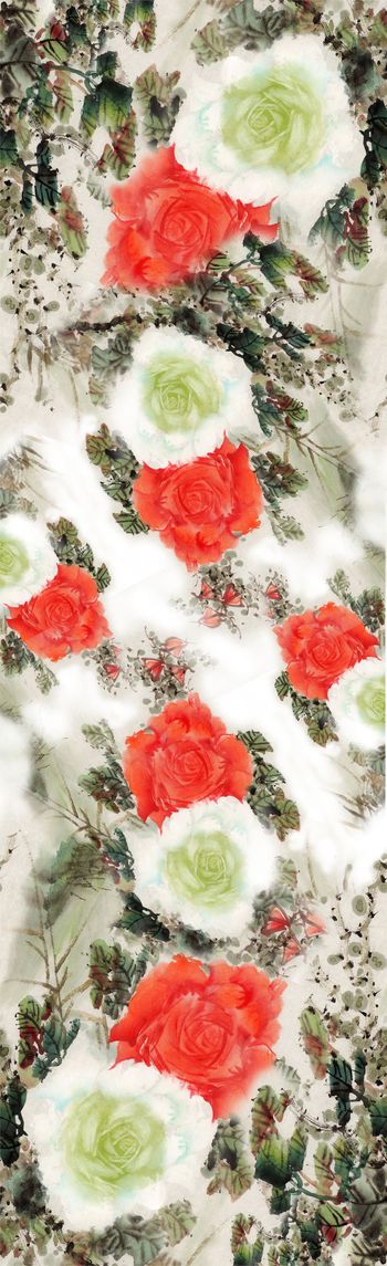 长巾印花华亿平台图片