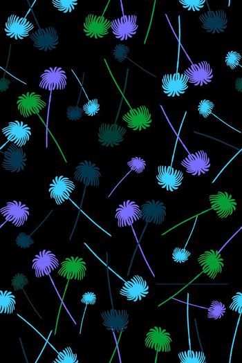 545637-时尚撞色小花面料华亿平台