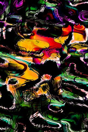 不规则几何印花华亿平台图片