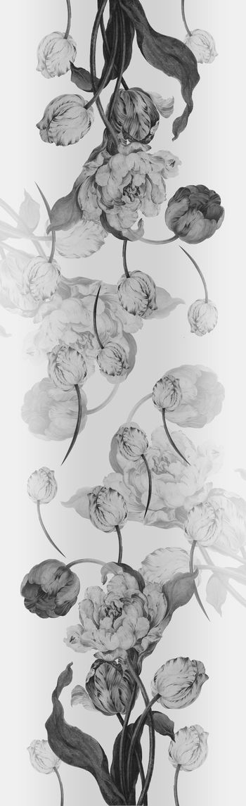 545733-手绘油画百合花卉经典围巾华亿平台