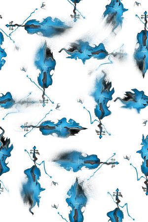 手绘印花华亿平台图片