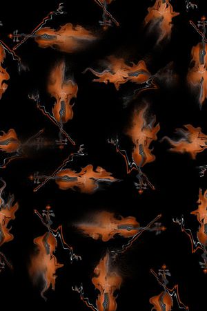 手绘印花华亿平台图片