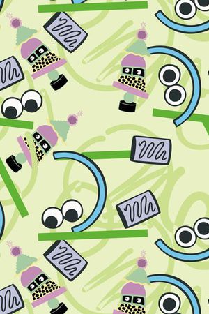 时尚涂鸦印花华亿平台图片