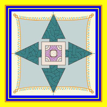 方巾印花华亿平台图片