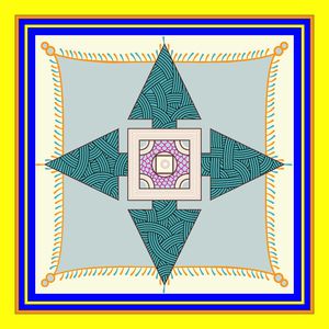 方巾印花华亿平台图片