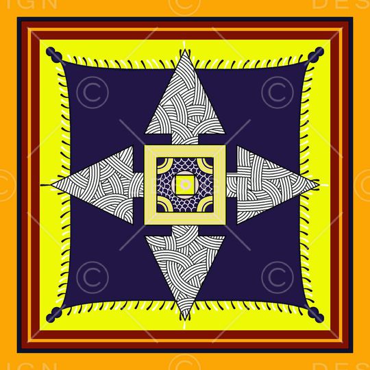 方巾印花华亿平台图片