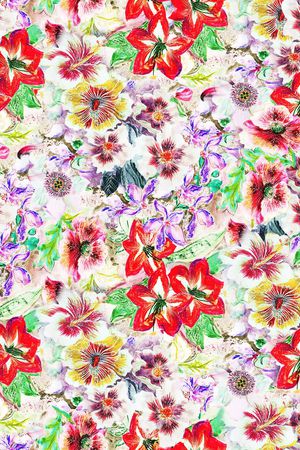 手绘印花华亿平台图片