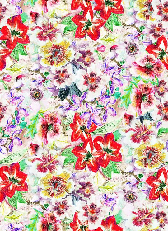 手绘印花华亿平台图片