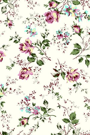 碎花印花华亿平台图片