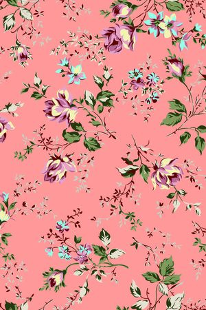 碎花印花华亿平台图片