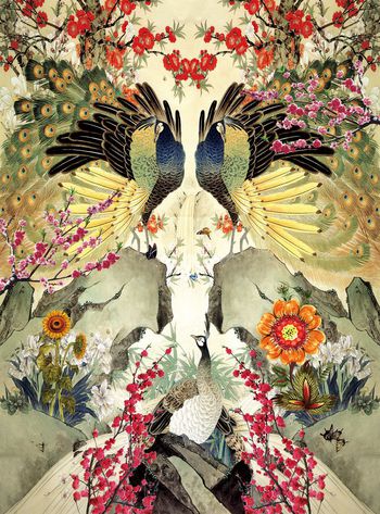 创意时尚印花华亿平台图片