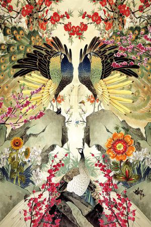 创意时尚印花华亿平台图片