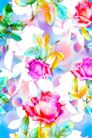 田园风印花华亿平台图片