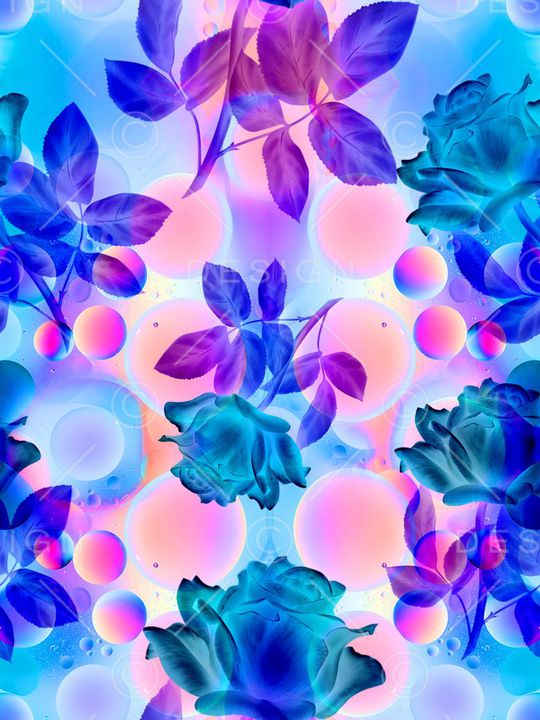 田园风印花华亿平台图片