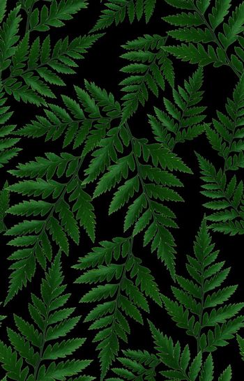 546216-欧美流行时尚手绘幻彩树叶男装女装印