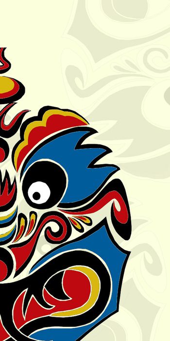 几何印花华亿平台图片