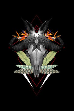 潮流时尚印花华亿平台图片