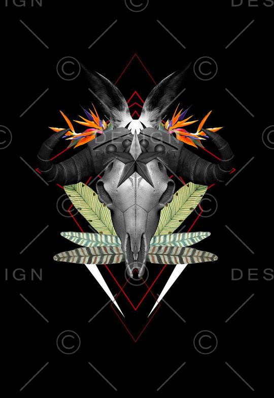 潮流时尚印花华亿平台图片