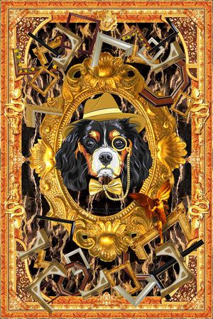 小方块印花华亿平台图片