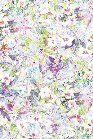 满地树叶印花华亿平台图片