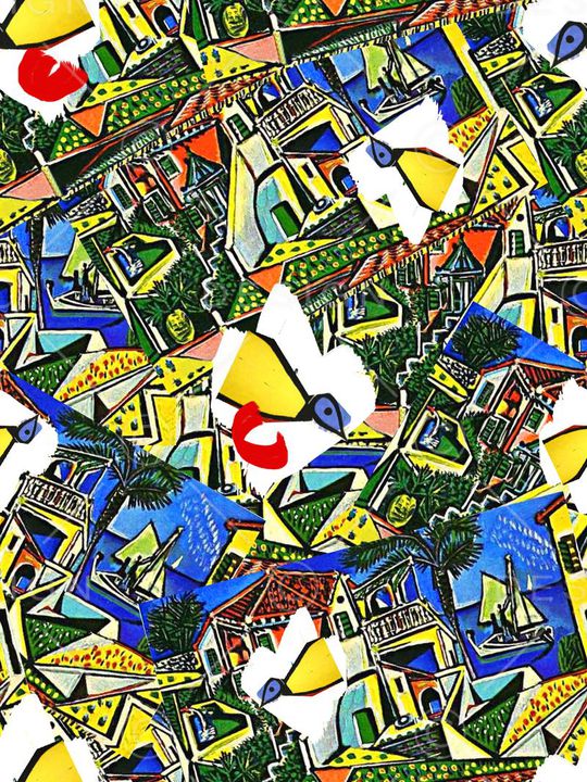 时尚潮流印花华亿平台图片