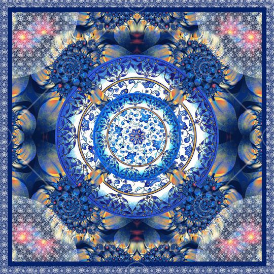 潮流时尚印花华亿平台图片