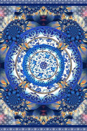 潮流时尚印花华亿平台图片