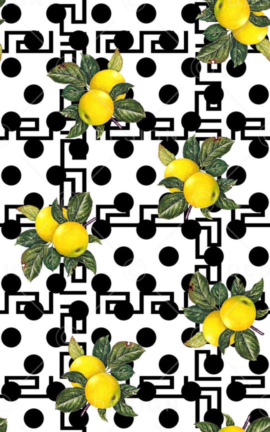 简约花卉印花华亿平台图片