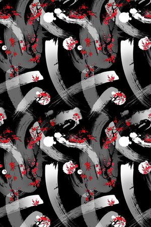 笔触印花华亿平台图片