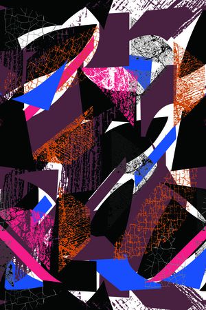 抽象印花华亿平台图片