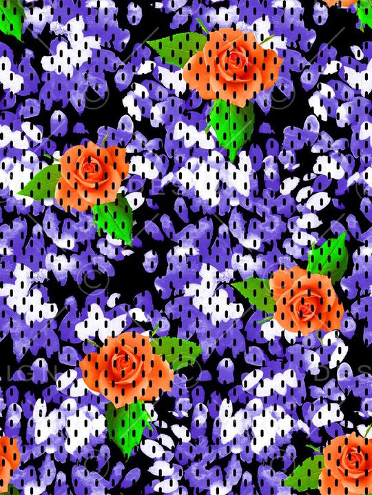 时尚潮流印花华亿平台图片