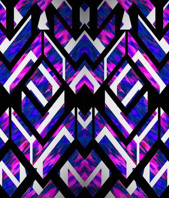 546614-简约渐变背景几何图案男装夹克外套衬