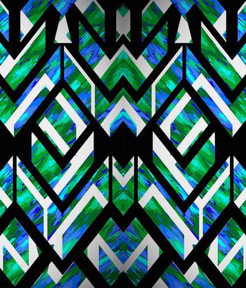 546615-简约渐变背景几何图案男装夹克外套衬