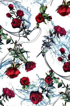 时尚潮流印花华亿平台图片