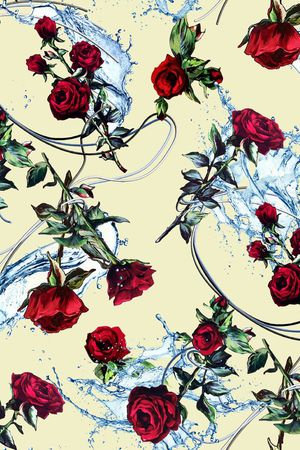 时尚潮流印花华亿平台图片