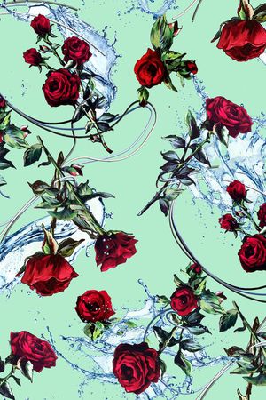 时尚潮流印花华亿平台图片