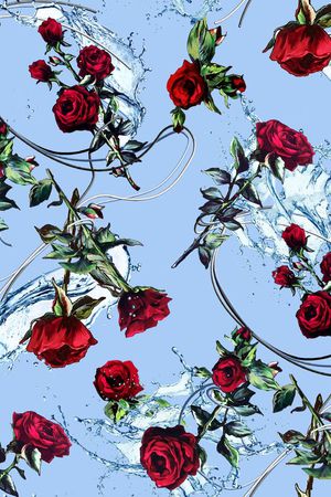 时尚潮流印花华亿平台图片