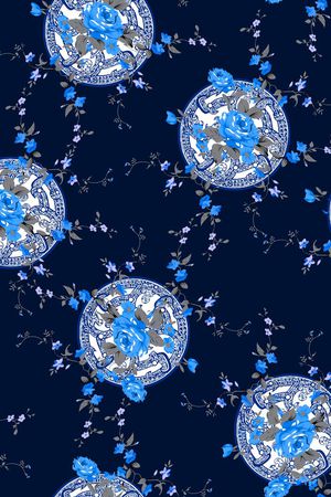 时尚印花华亿平台图片